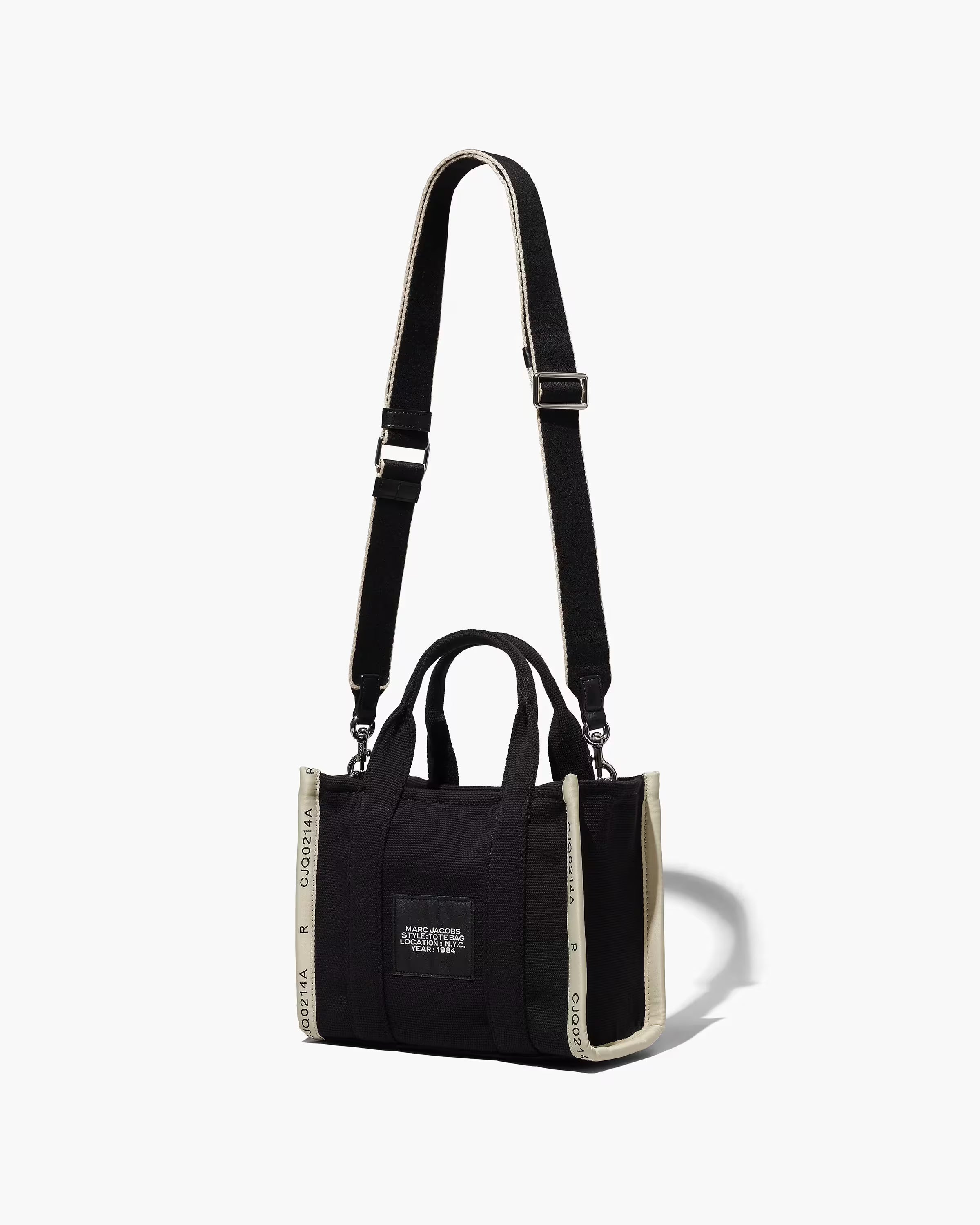 Marc Jacobs The Jacquard Small Tote Bag Black