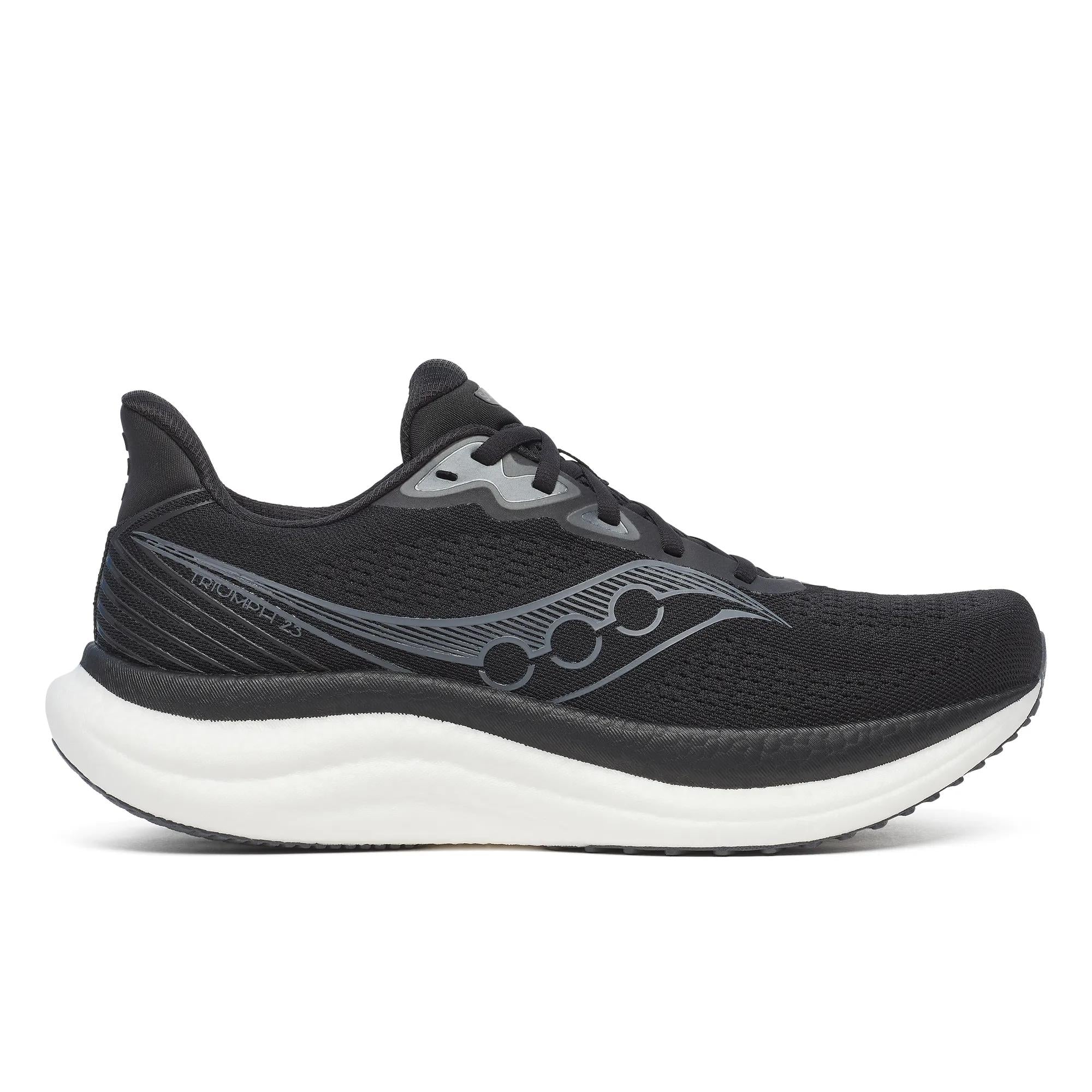 Saucony Men's Triumph 23 Wide Black | White