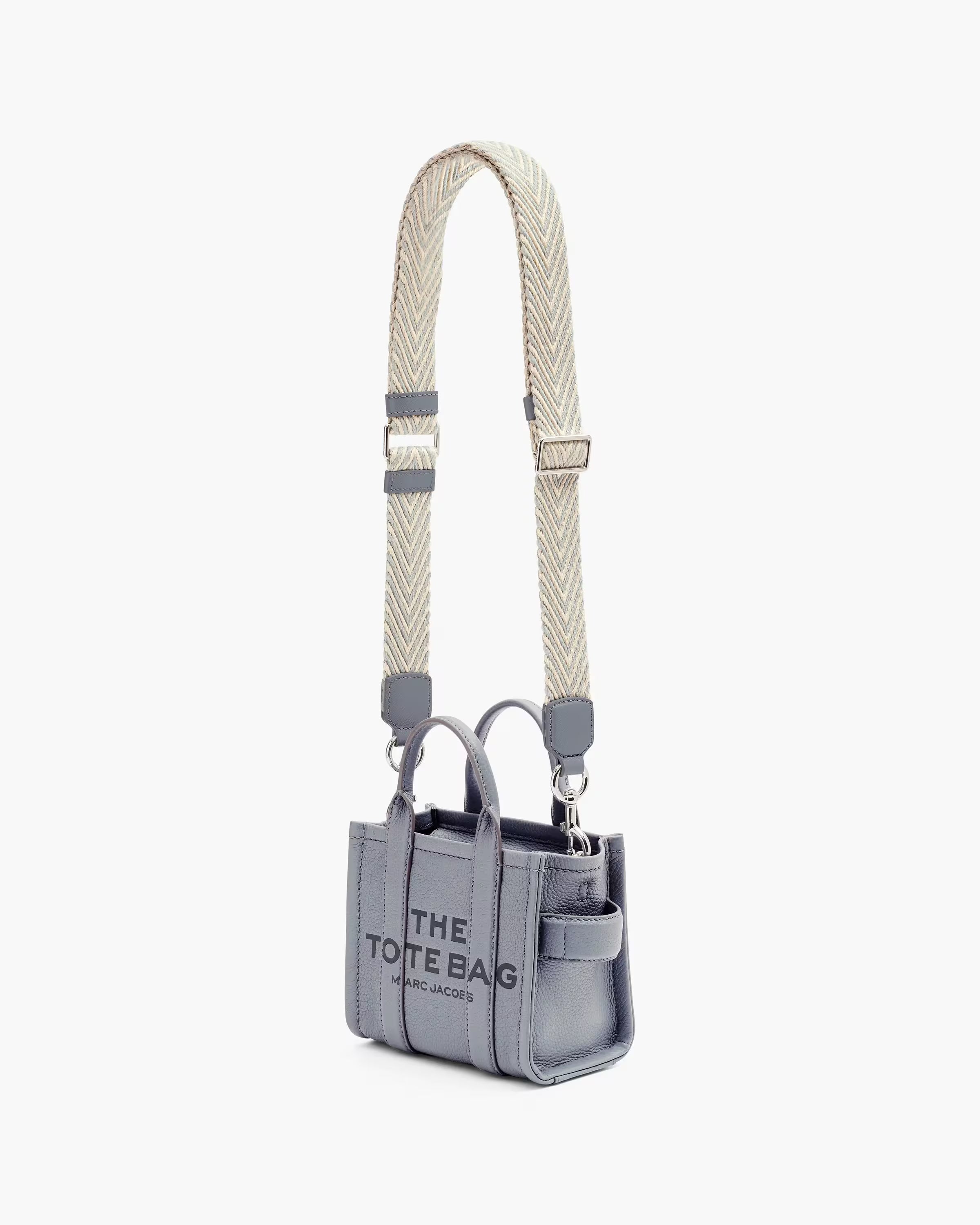 Marc Jacobs The Thin Arrow Webbing Strap Wolf Grey Multi