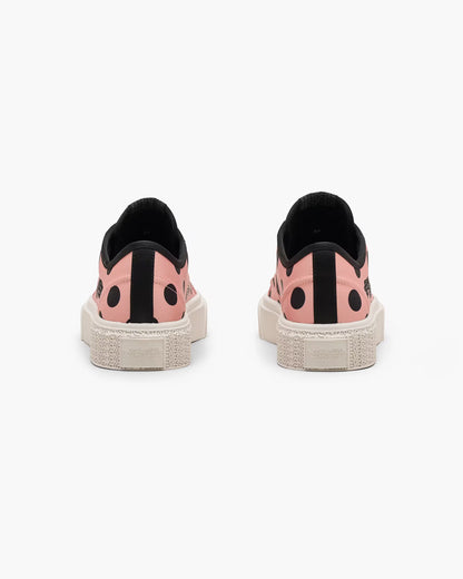 Marc Jacobs The Satin Dots Sneaker Peach Multi