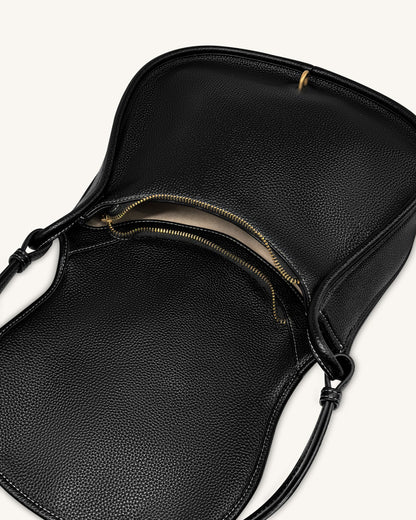 Jw Pei Arla Small Hobo Bag Black Pebbled