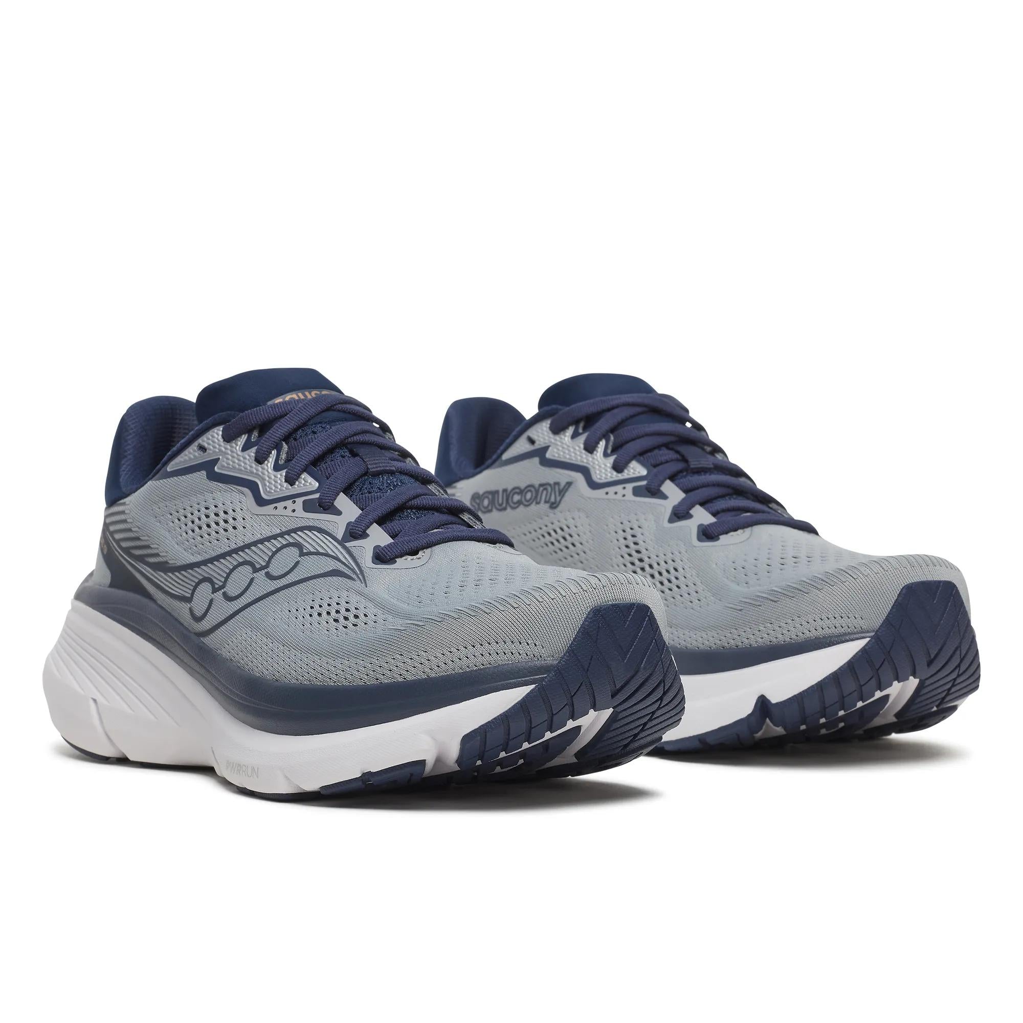 Saucony Men's Guide 19 Extra Wide Fossil | Navy