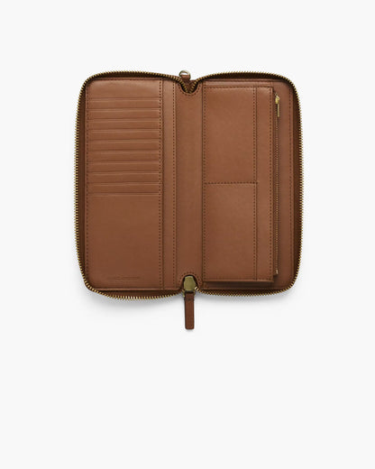 Marc Jacobs The Leather Continental Wallet Argan Oil