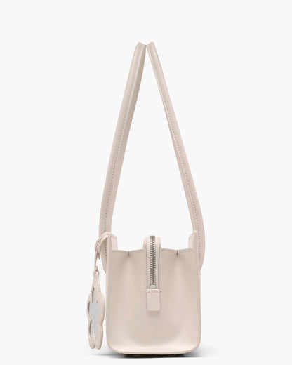 Marc Jacobs The Glam Mirror Satchel Cotton White