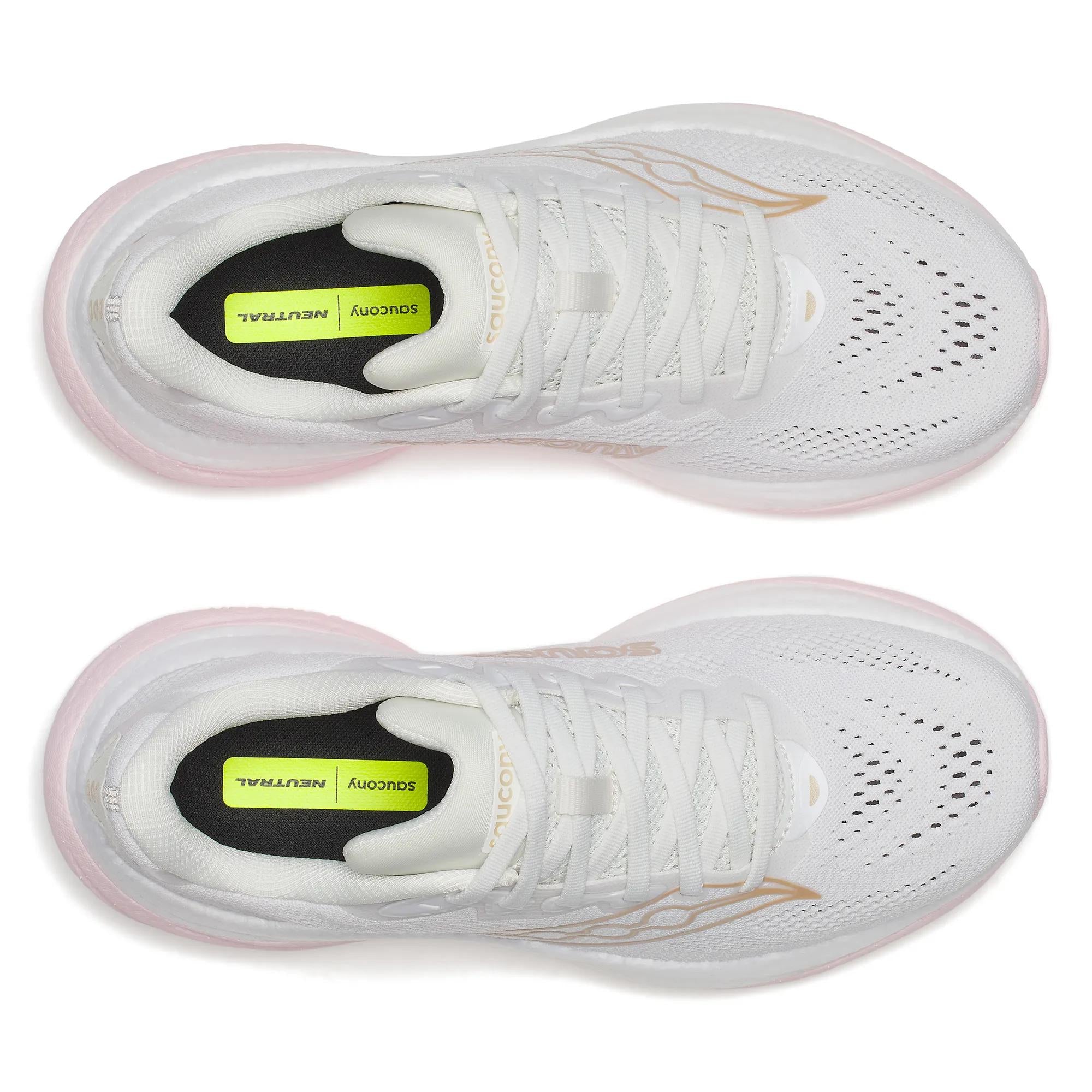 Saucony Women's Ride 19 Wide White | Silk