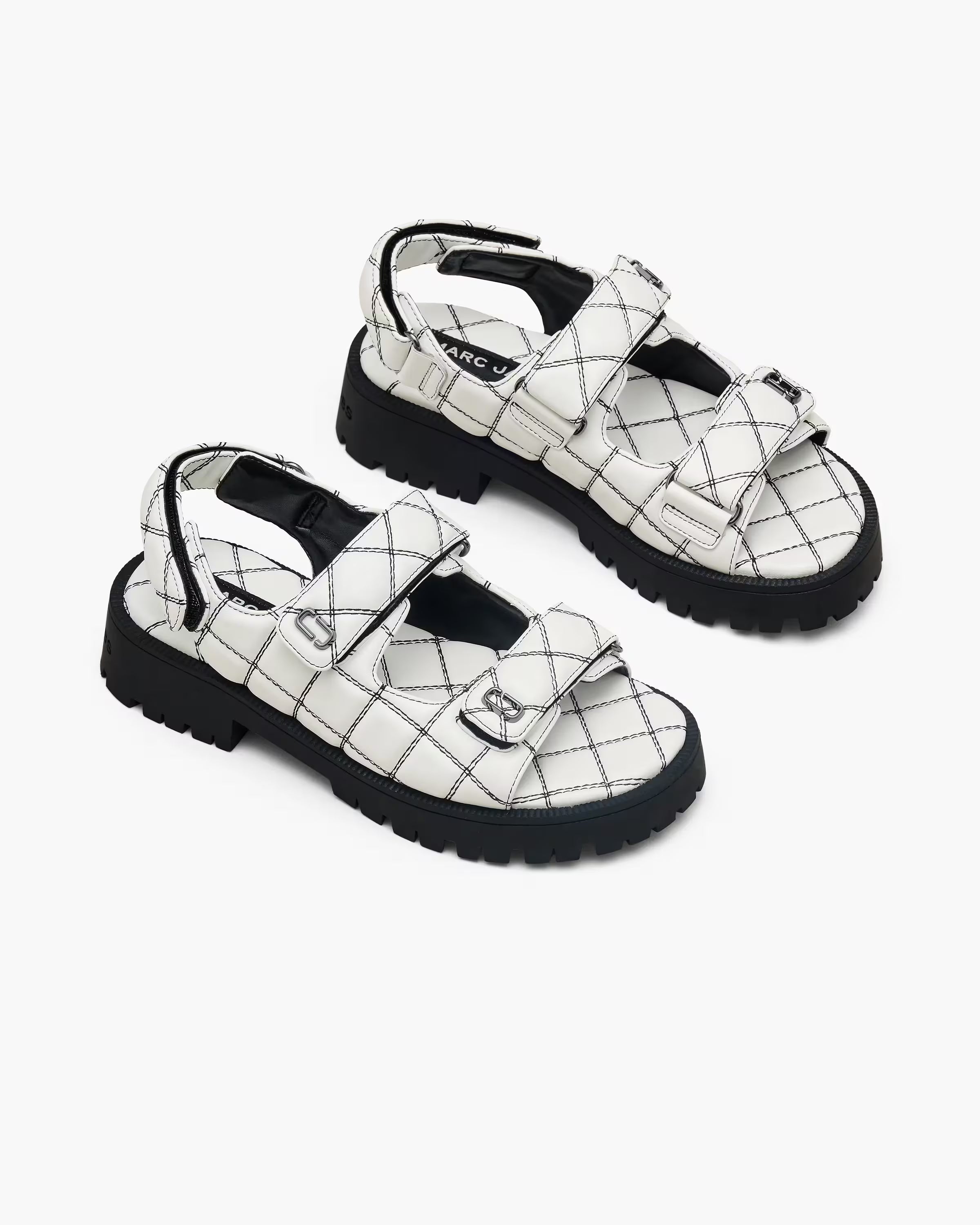 Marc Jacobs The Quilted Sunny Sandal White