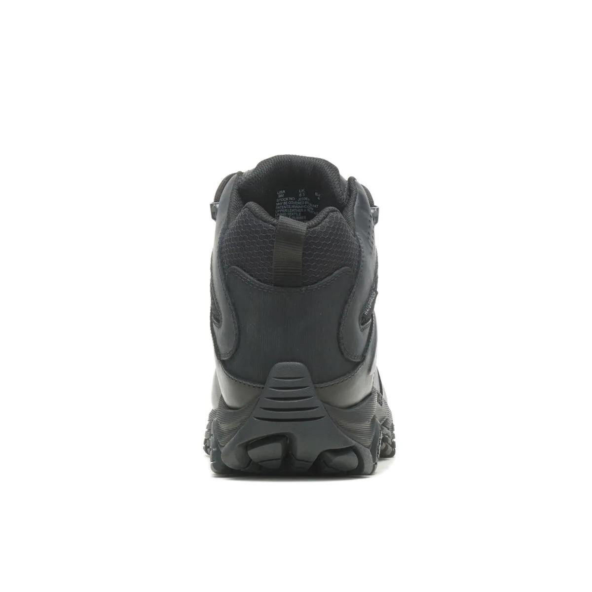Merrell Men's Moab 3 Response Mid Tactical Waterproof Boot Wide Width Black
