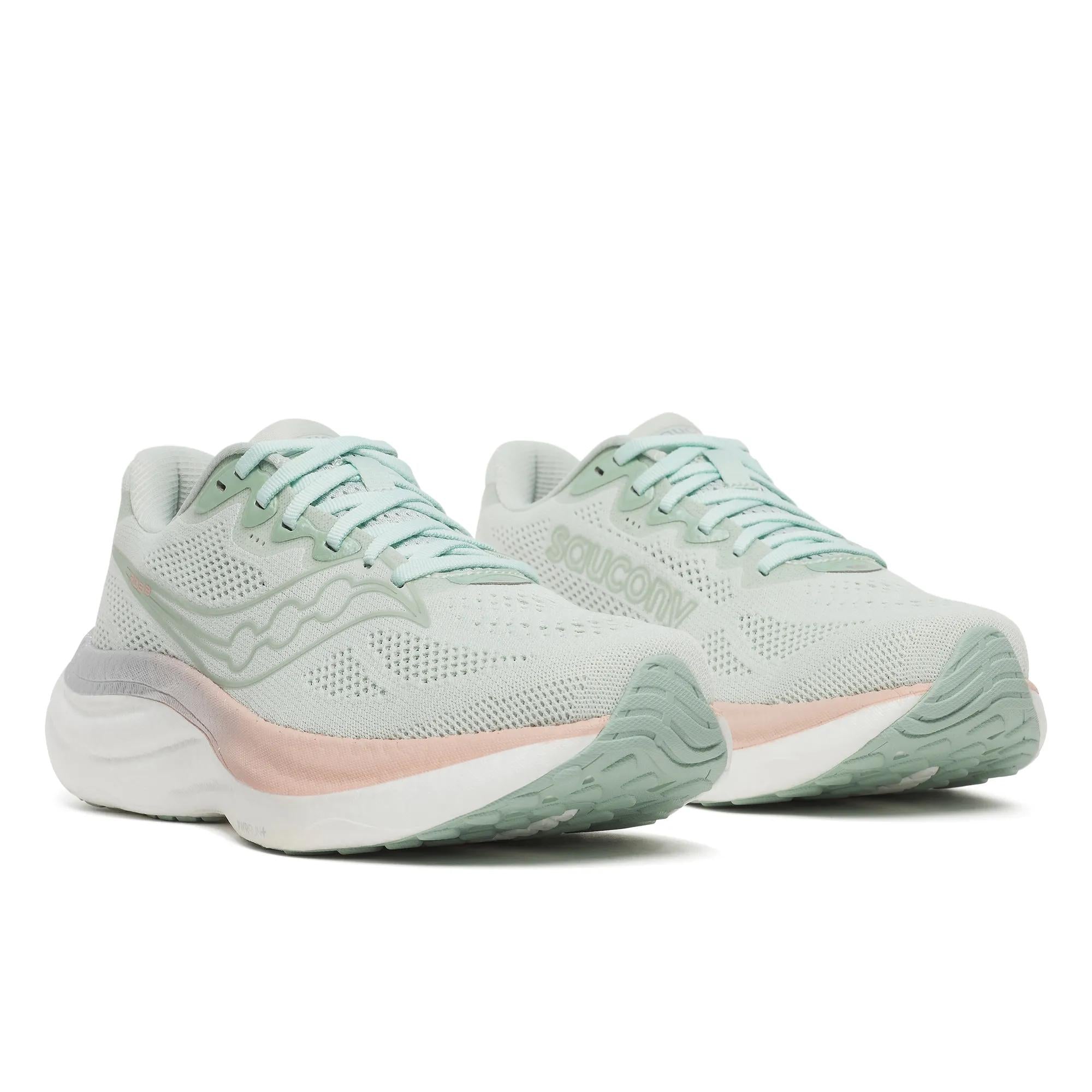 Saucony Women's Ride 19 Wide Mist | Cameo