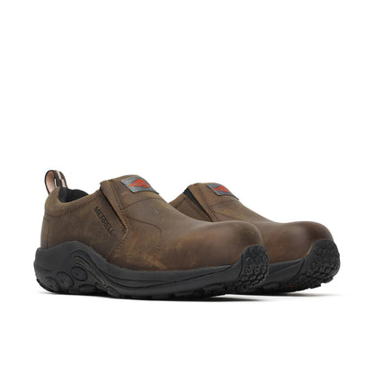 Merrell Women's Jungle Moc Leather Comp Toe Work Shoe Espresso
