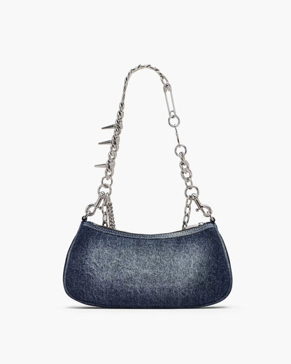 Marc Jacobs The Faded Denim Charm Shoulder Bag Faded Vintage Indigo