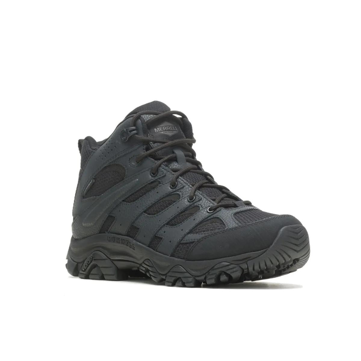 Merrell Men's Moab 3 Mid Tactical Waterproof Black
