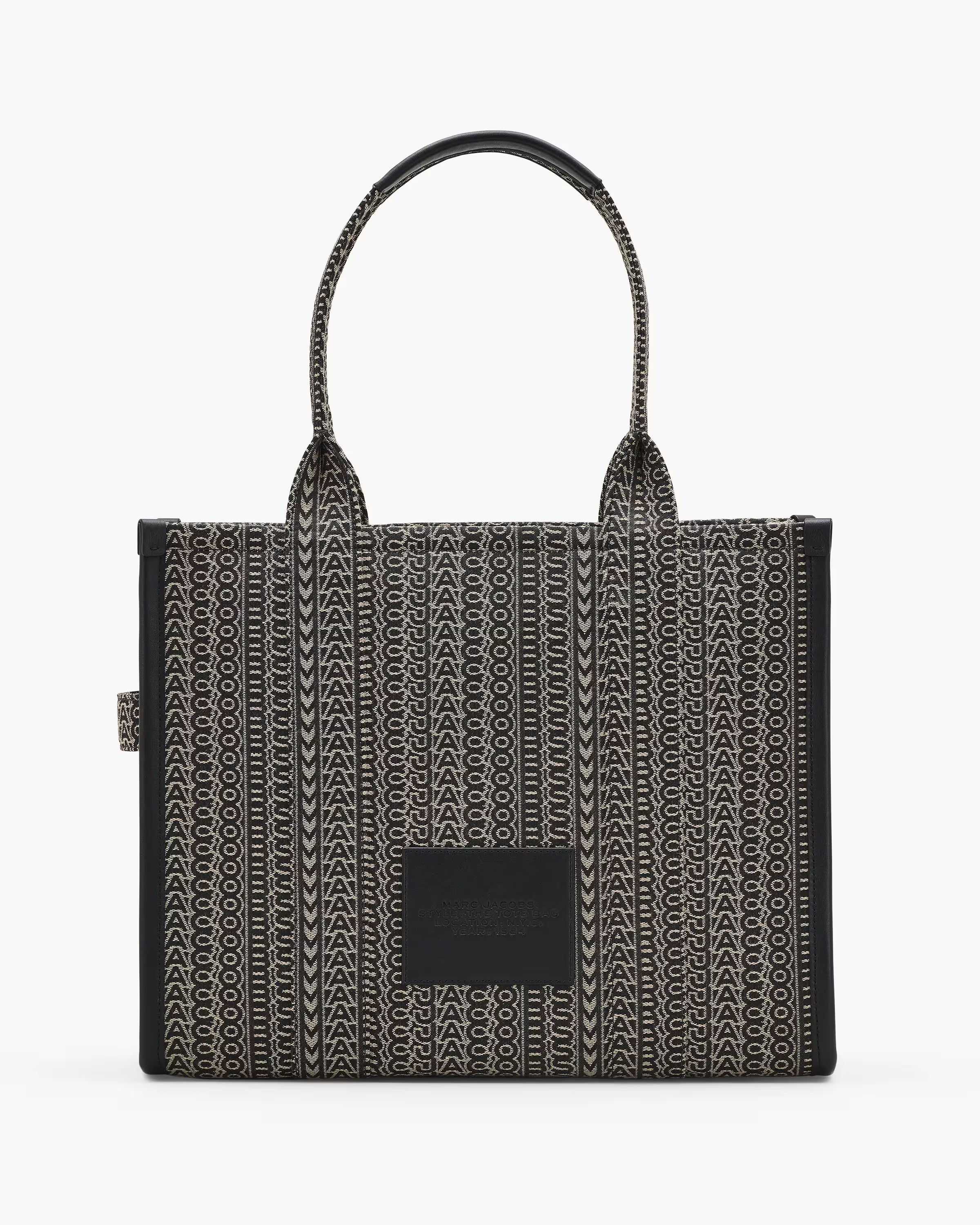 Marc Jacobs The Monogram Jacquard Large Tote Bag Beige Multi