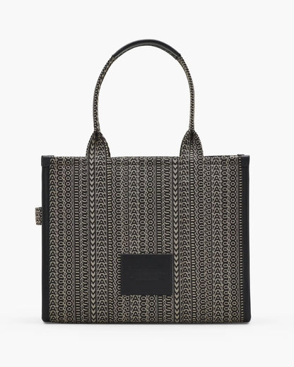 Marc Jacobs The Monogram Jacquard Large Tote Bag Beige Multi