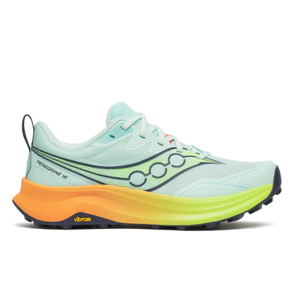Saucony Women's Peregrine 16 Aqua | Citron