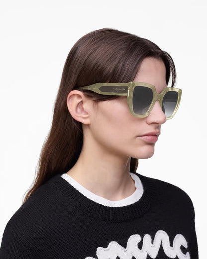 Marc Jacobs The J Marc Square Sunglasses Olive