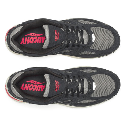 Saucony Grid Jazz 9 Suede Black | Fire Red