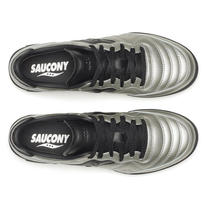 Saucony 586i Leather Silver | Black