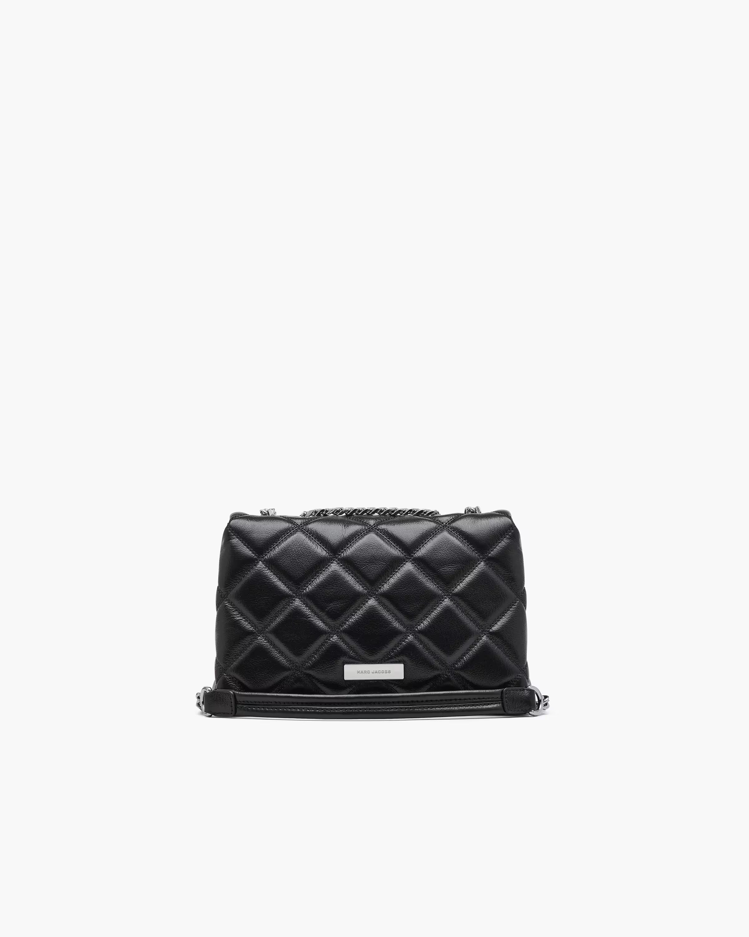Marc Jacobs The Quilted Slim Dual Convertible Shoulder Bag Black