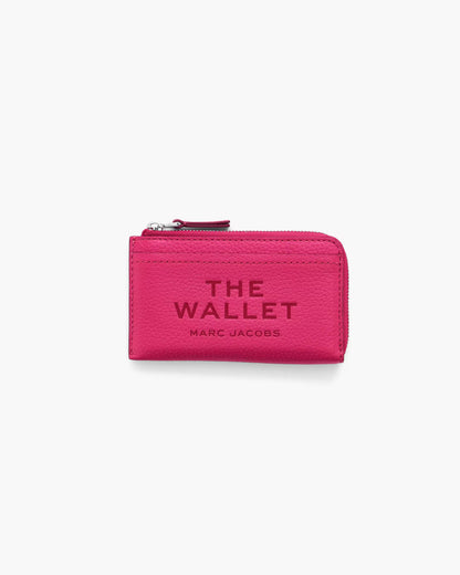 Marc Jacobs The Leather Top Zip Multi Wallet Raspberry Pink