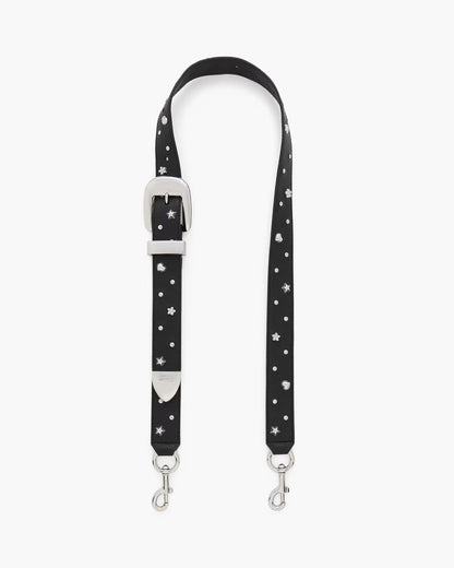 Marc Jacobs The Mini Icon Stud Leather Strap Black Multi