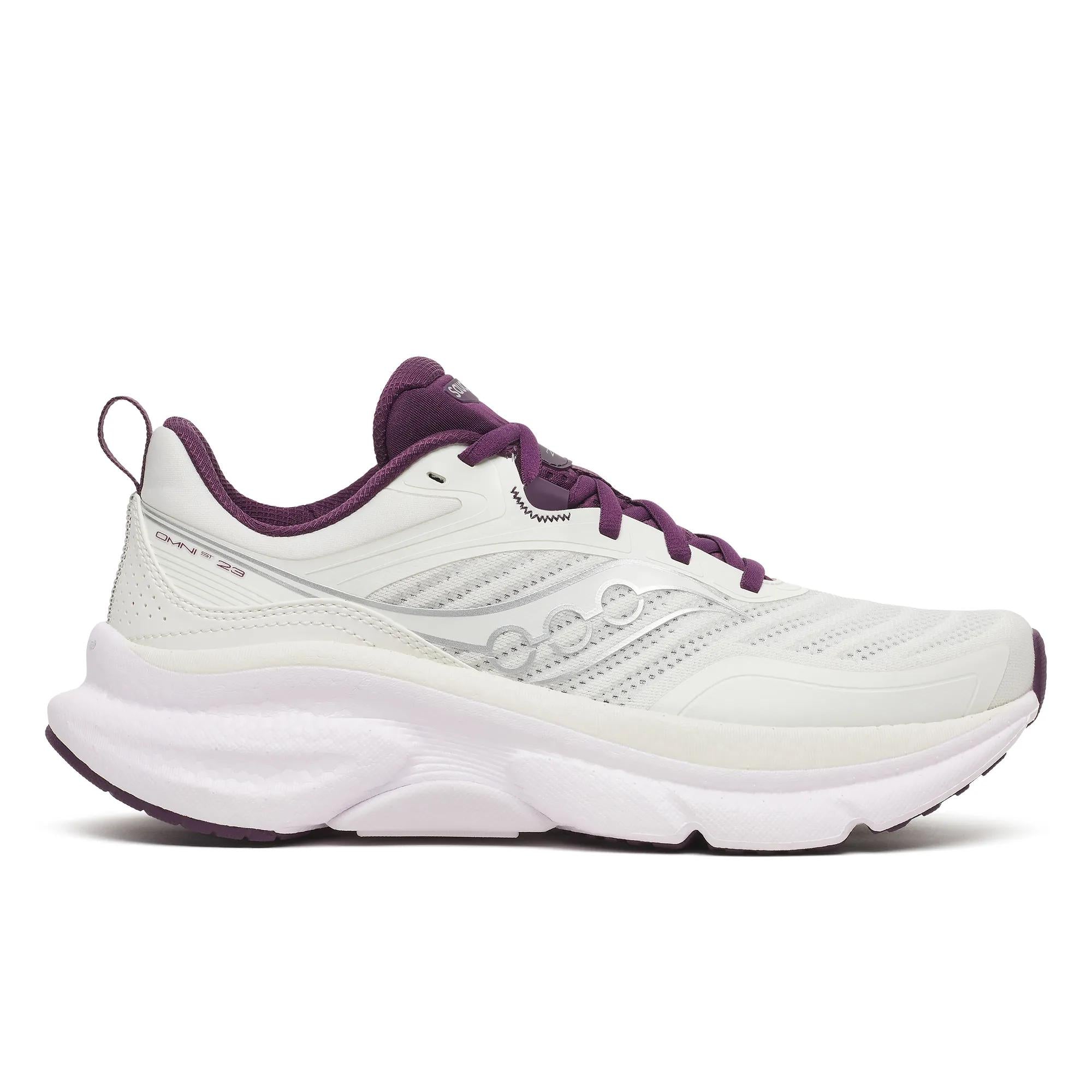 Saucony Women's Omni 23 ST Ivory | Eggplant