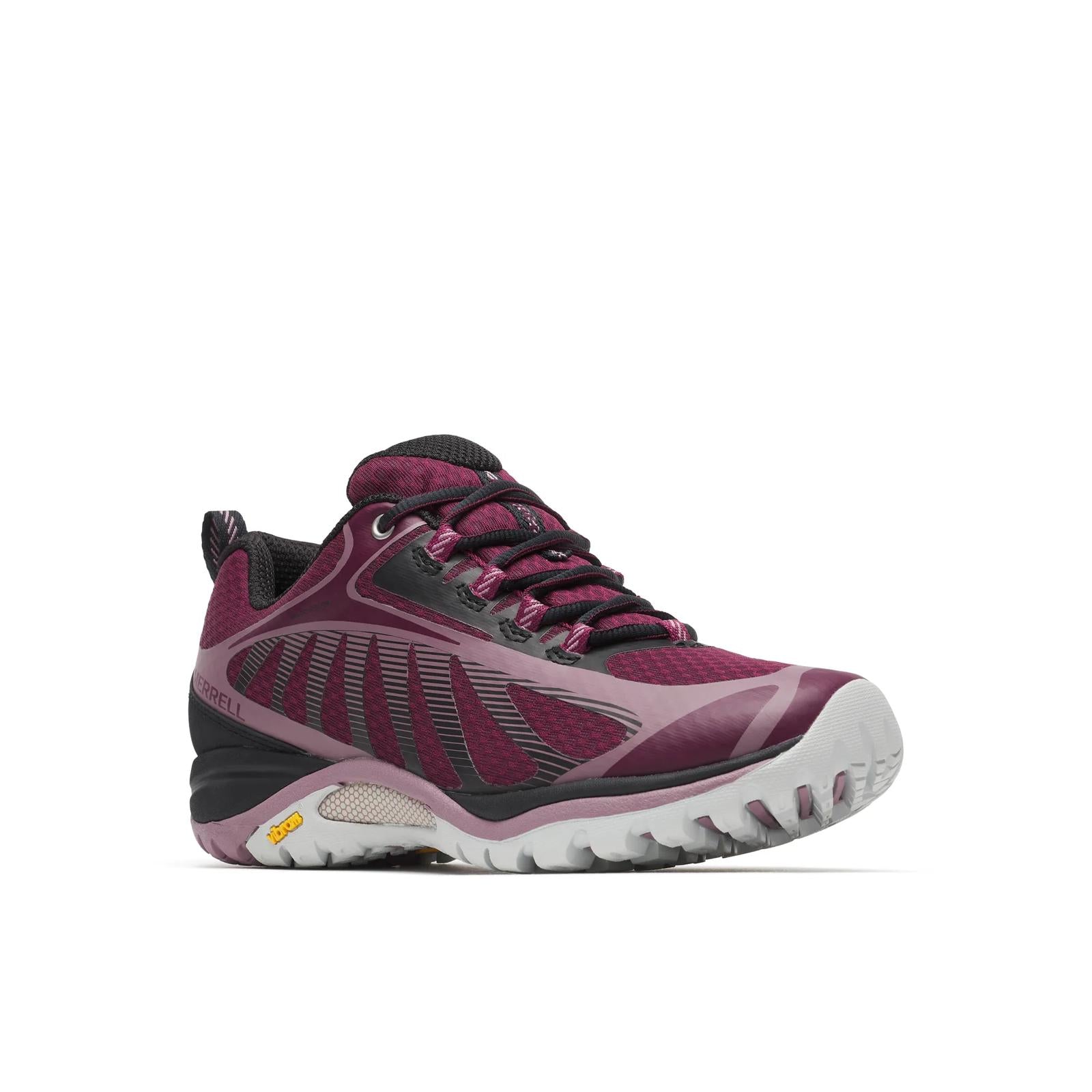 Merrell Women's Siren Edge 3 Waterproof Wide Width Black/Crimson