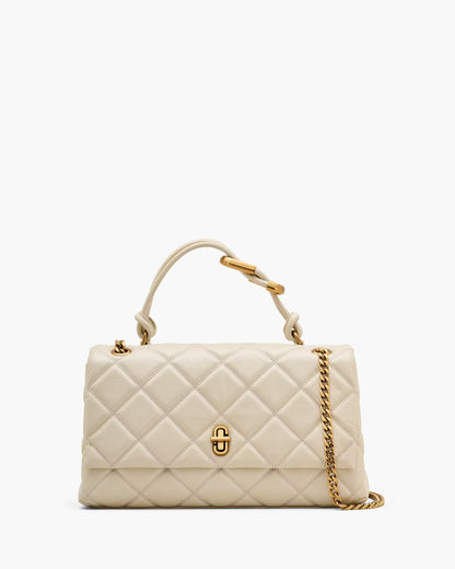Marc Jacobs The Quilted Dual Convertible Shoulder Bag Cloud White