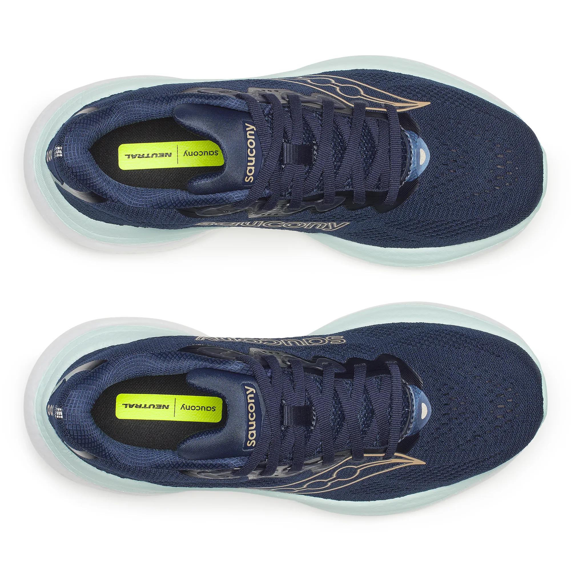 Saucony Women's Ride 19 Wide Navy | Aqua