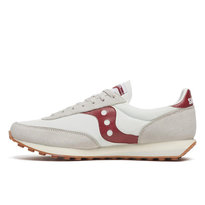 Saucony Trainer 80 White | Maroon
