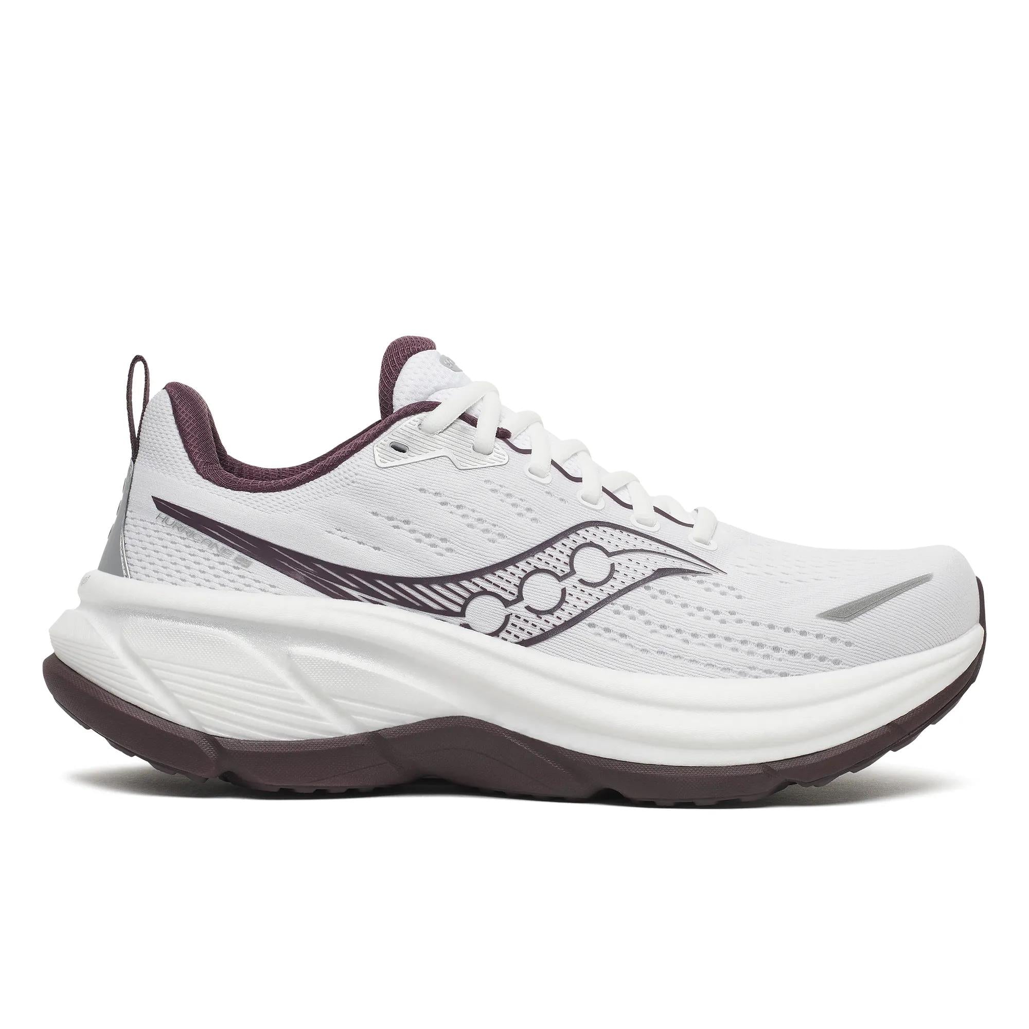 Saucony Men's Hurricane 25 White | Wine