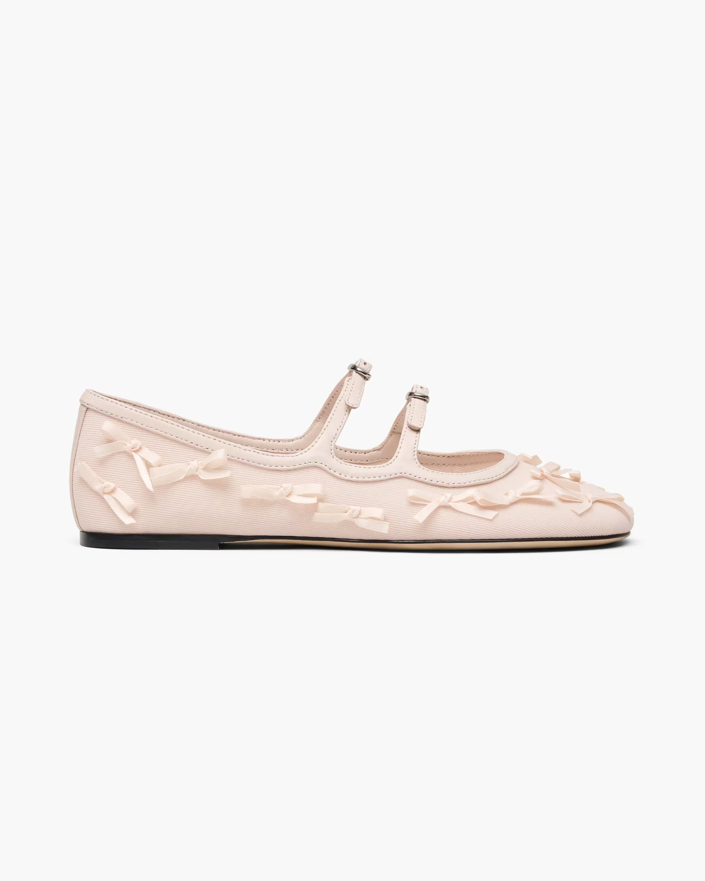 Marc Jacobs The Bow Mesh Kiki Ballerina Beige