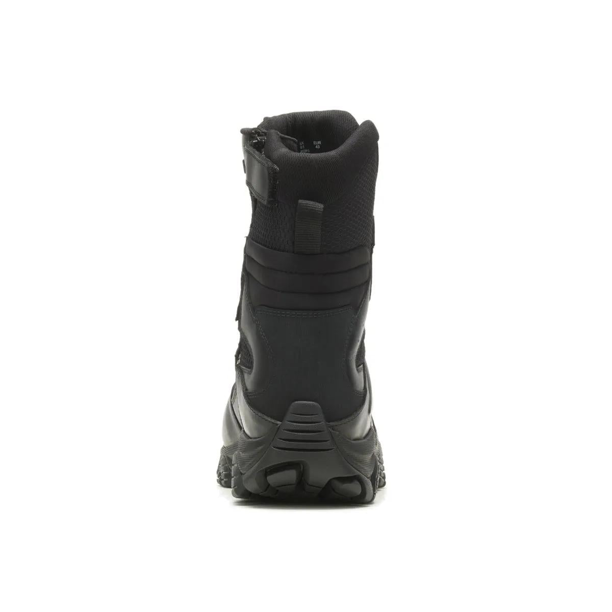 Merrell Men's Moab 3 8" Tactical Response Zip Waterproof Boot Black
