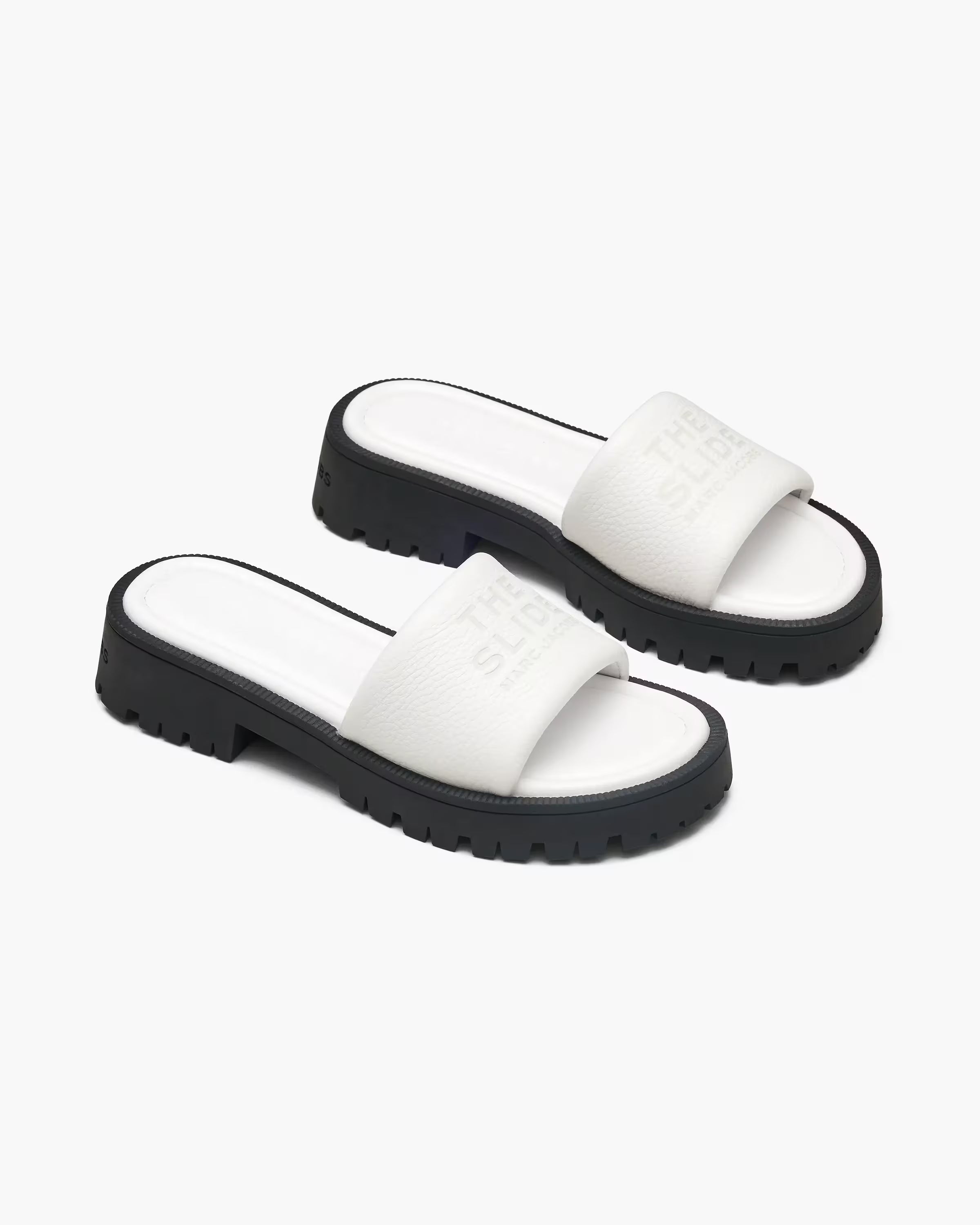 Marc Jacobs The Lug Sole Slide Bright White