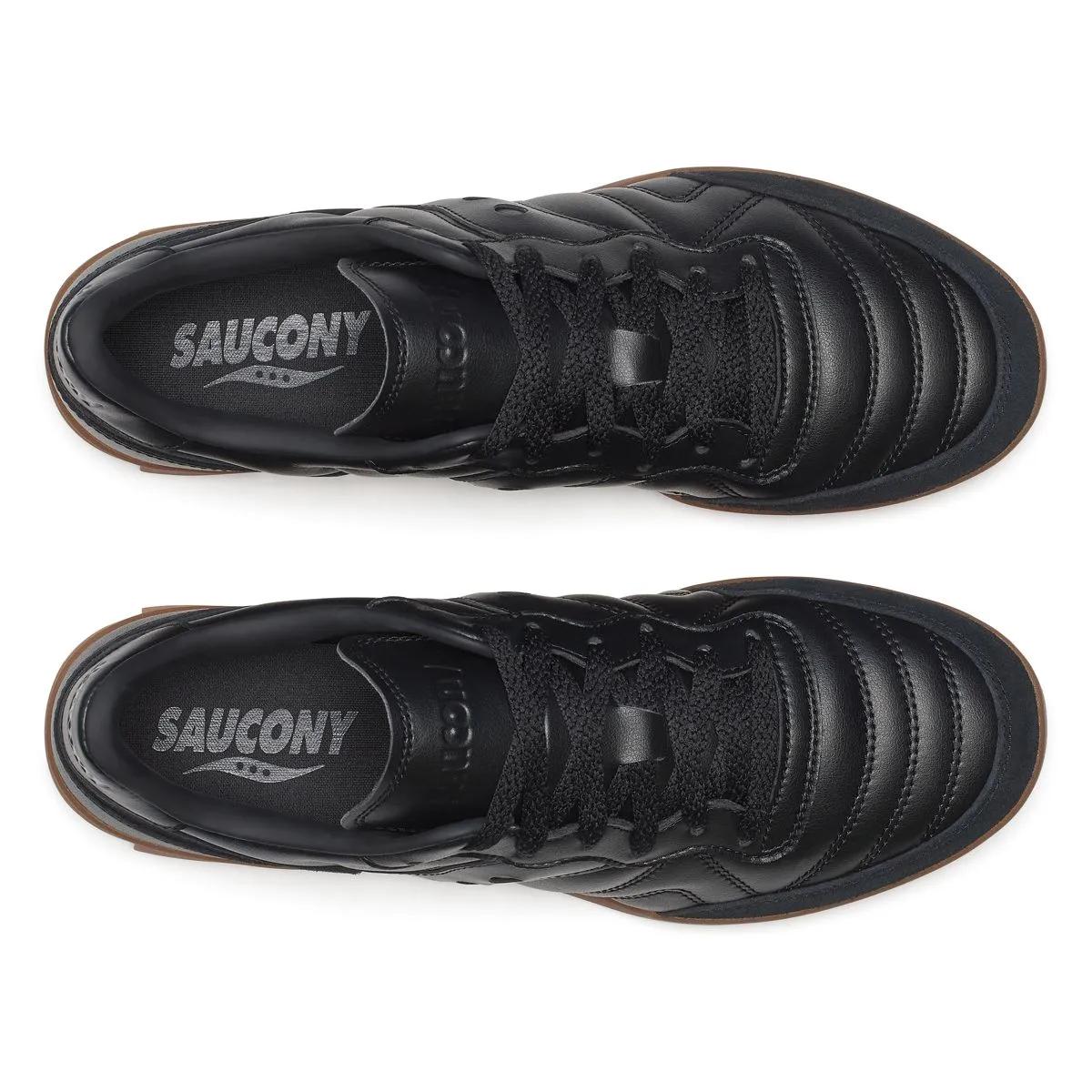 Saucony 586i Leather Black | Gum