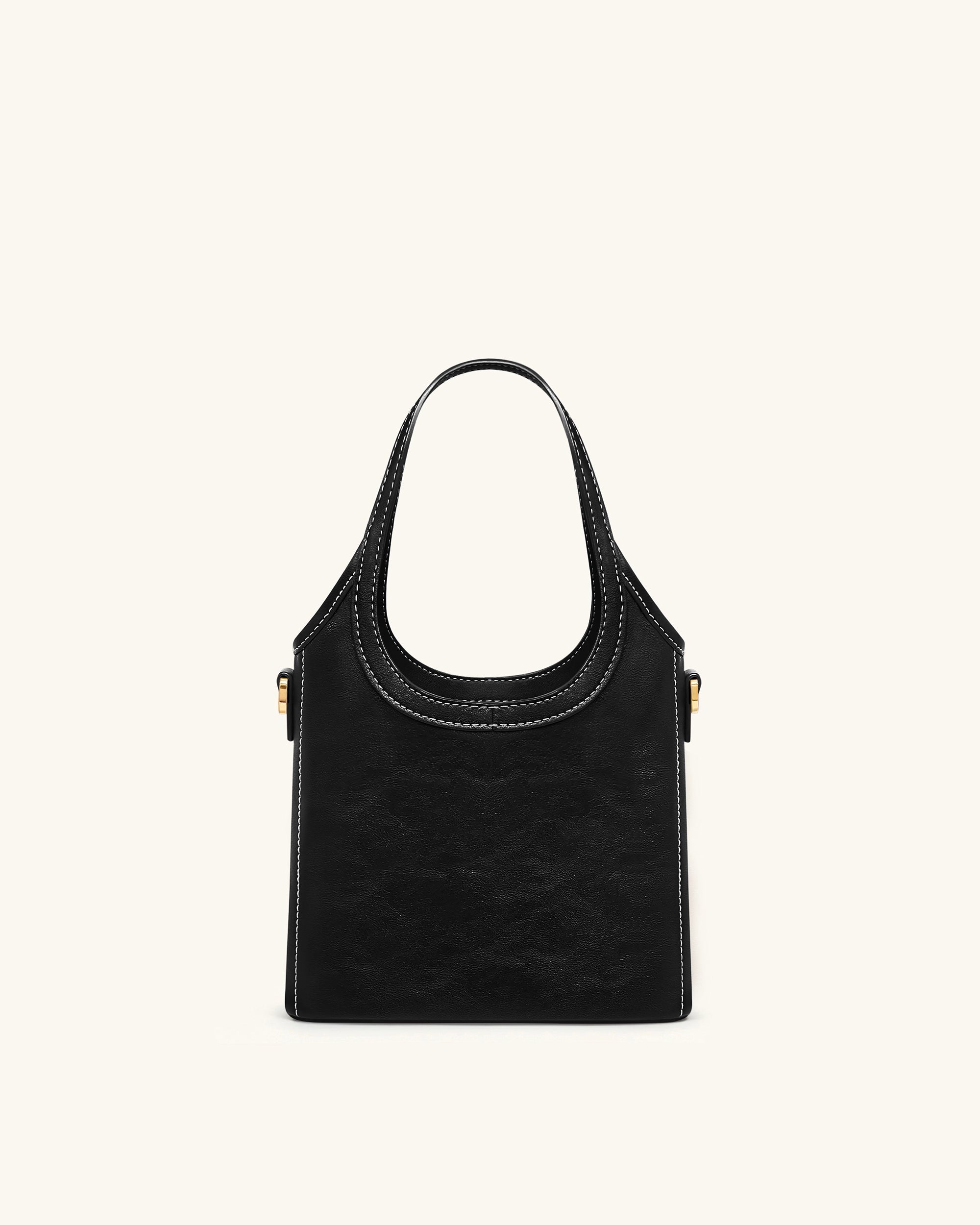 Jw Pei Brooke Mini Belted Embellished Top Handle Bag Black