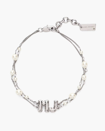 Marc Jacobs The Pearl Mj Balloon Bracelet Silver