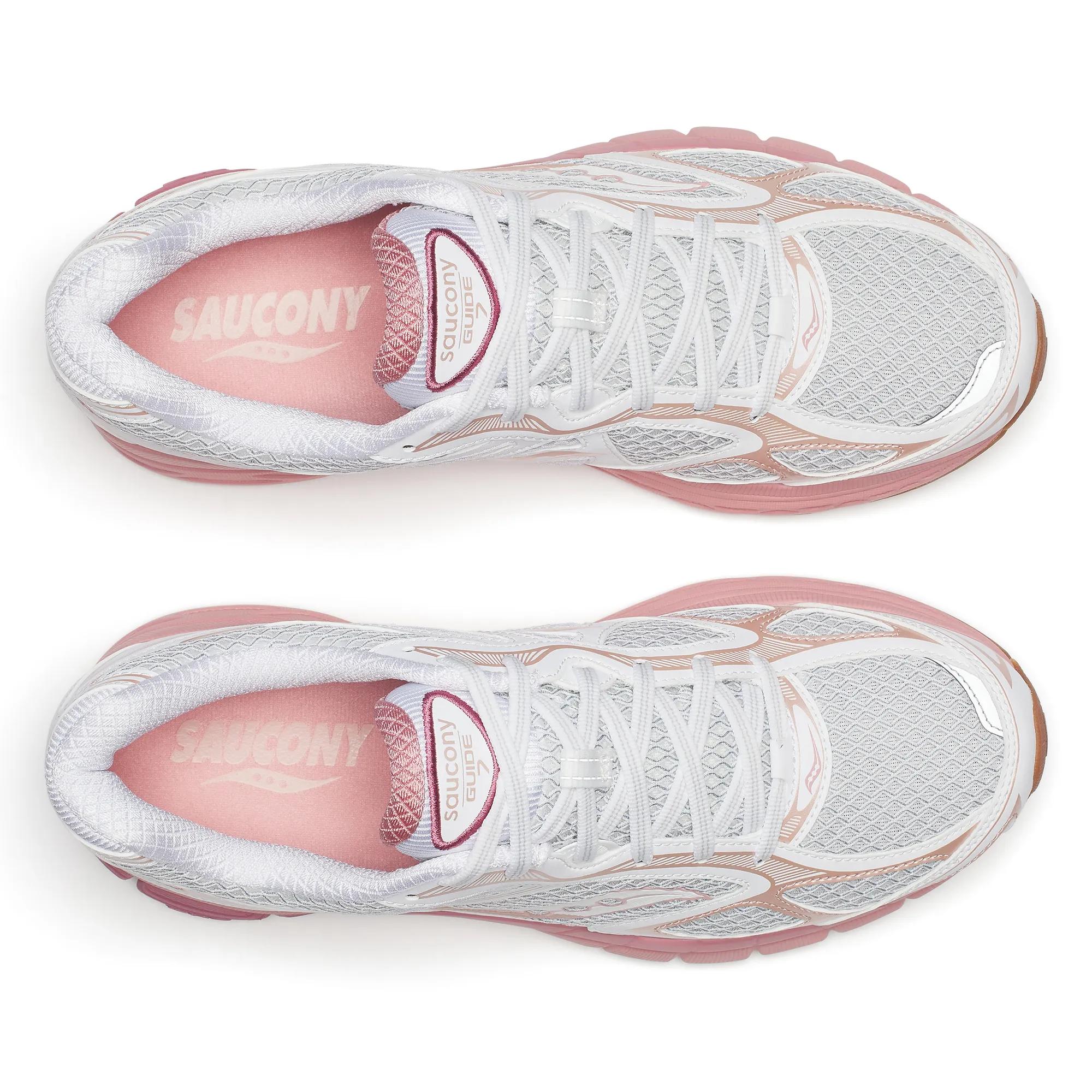 Saucony ProGrid Guide 7 White | Peach