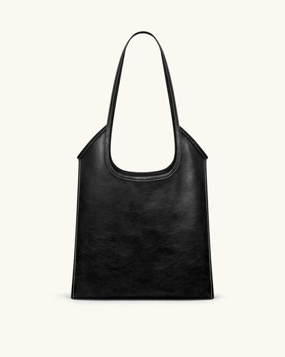 Jw Pei Brooke Belted Embellished Shoulder Tote Bag Black