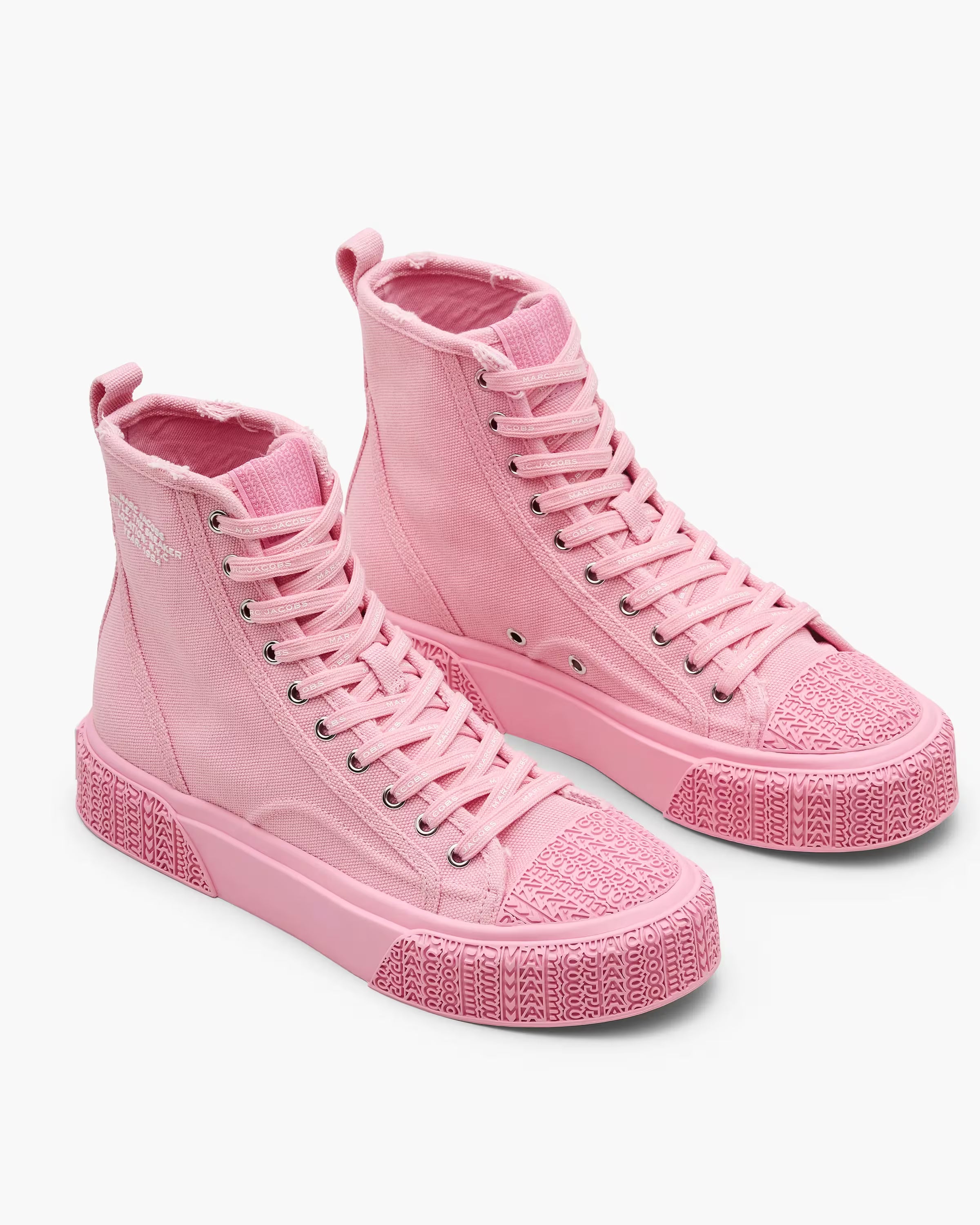 Marc Jacobs The High Top Sneaker Ribbon Pink