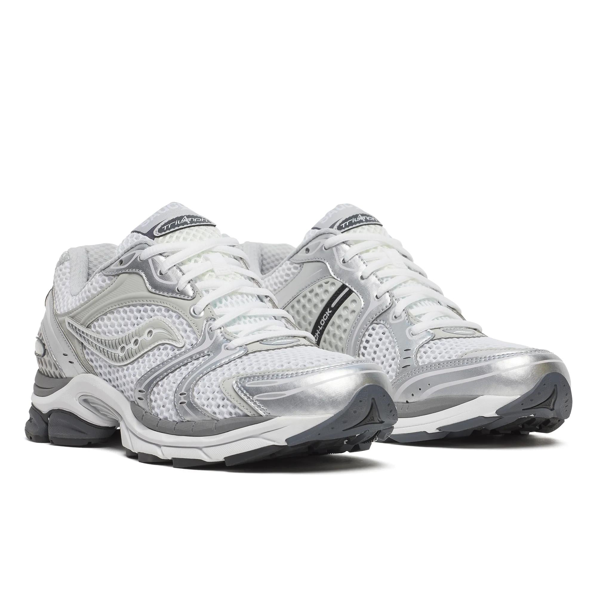 Saucony ProGrid Triumph 4 White | Silver
