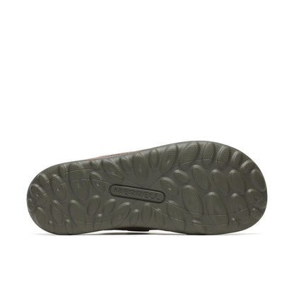 Merrell Men's Cove Leather Slide Dark Moss