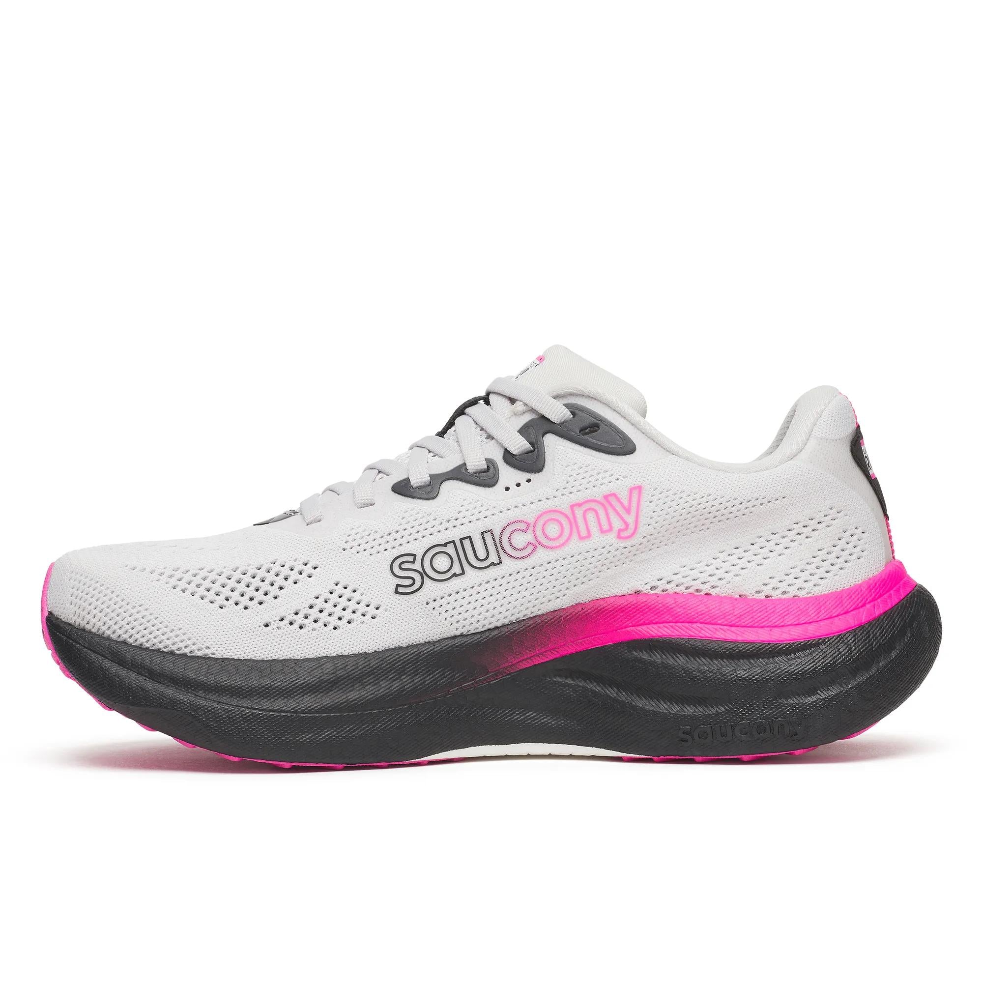 Saucony Women's Black Girls Run X Saucony Ride 19 Fog | Hot Pink