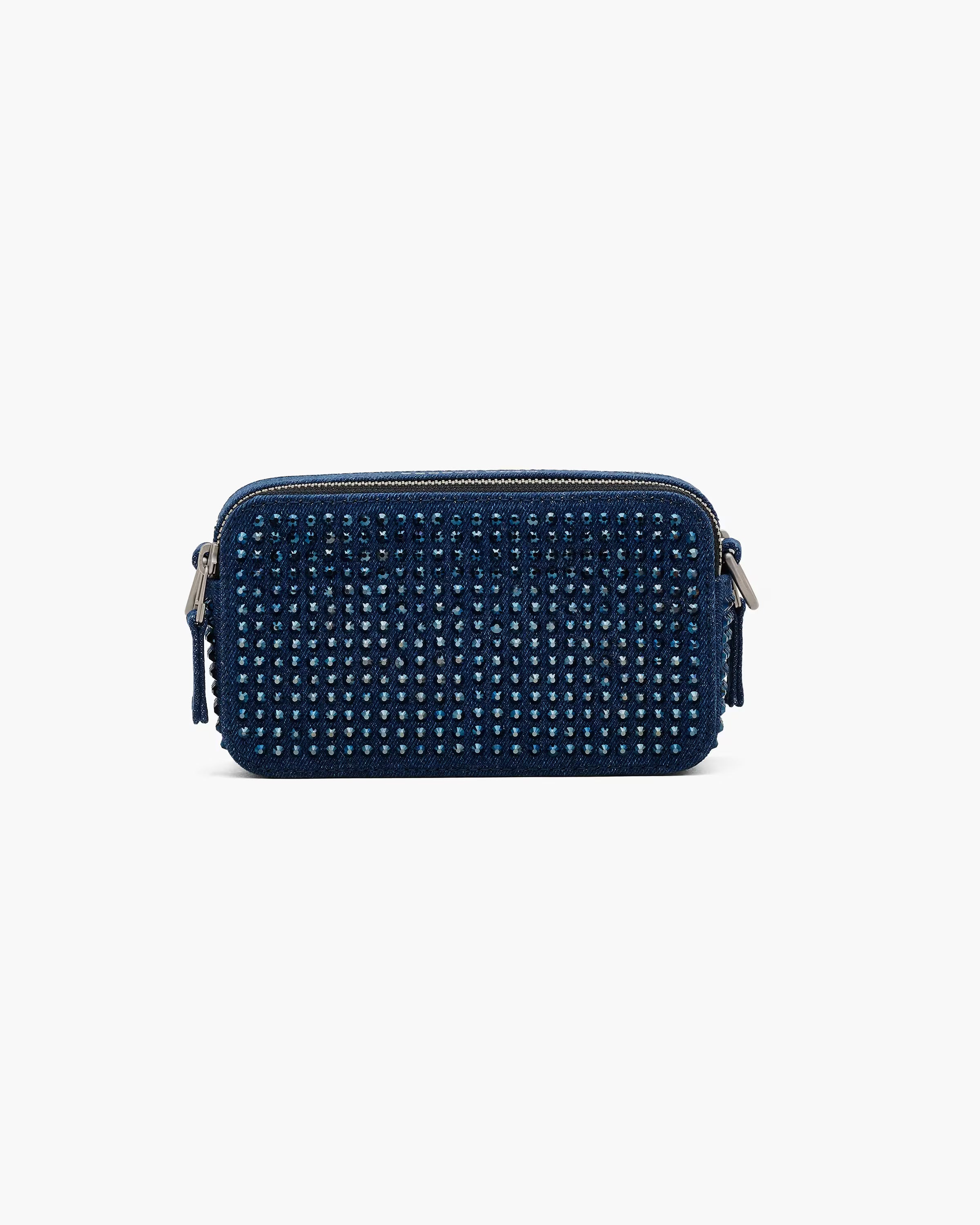 Marc Jacobs The Crystal Denim Snapshot Dark Wash Crystal