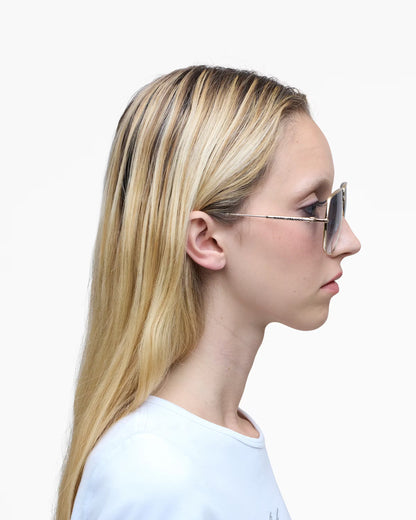 Marc Jacobs The Pave J Marc Sunglasses Gold