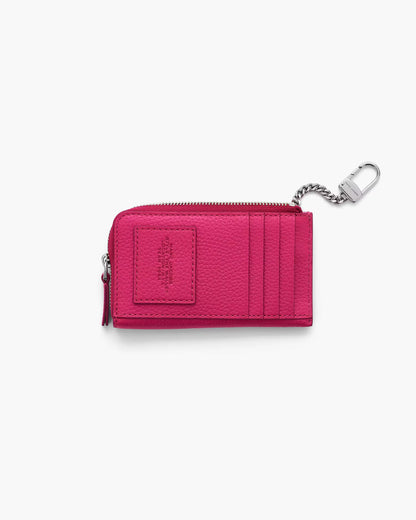 Marc Jacobs The Leather Top Zip Multi Wallet Raspberry Pink