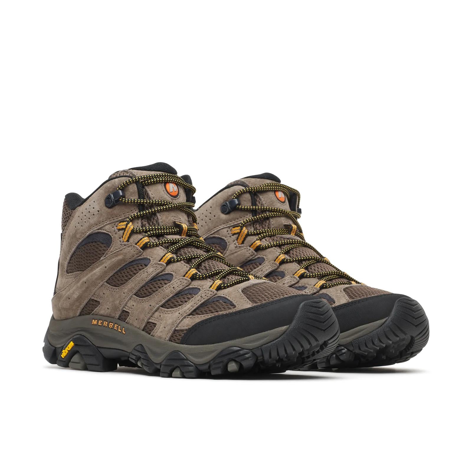 Merrell Men's Moab 3 Mid Wide Width Walnut