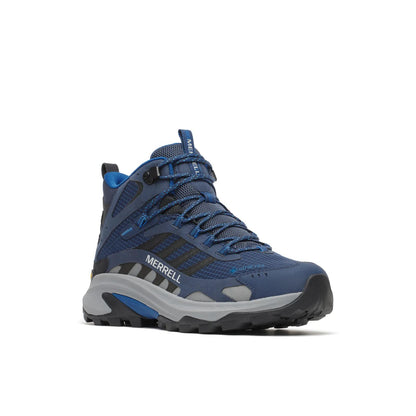 Merrell Men's Moab Speed 2 Mid GORE-TEX Navy Night