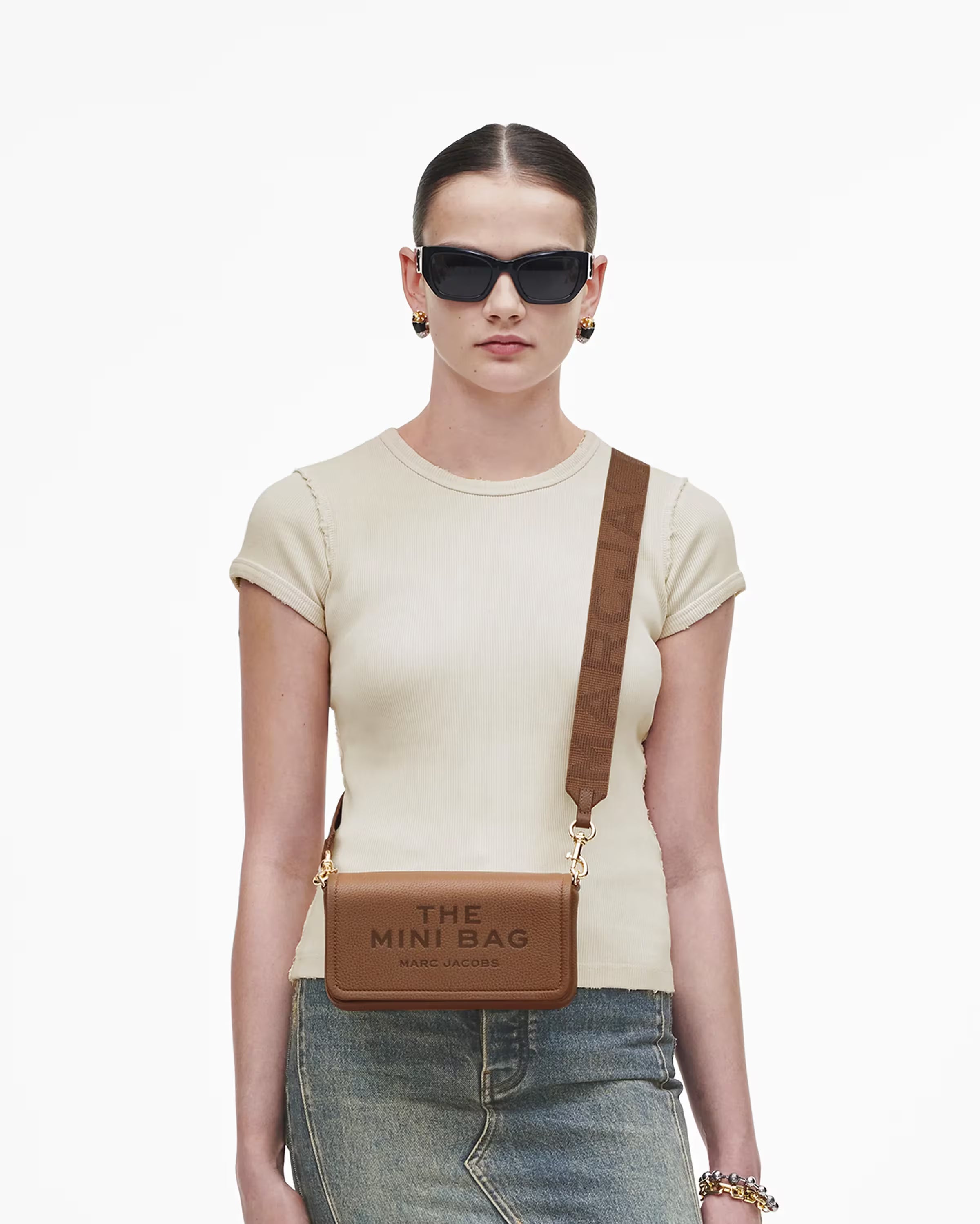 Marc Jacobs The Leather Mini Bag Argan Oil