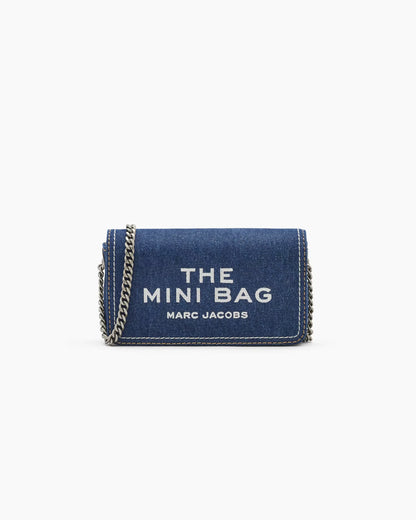 Marc Jacobs The Denim Chain Mini Bag Dark Wash