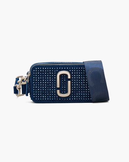 Marc Jacobs The Crystal Denim Snapshot Dark Wash Crystal